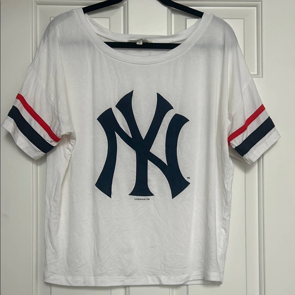 New York Yankees Women's White T-Shirt